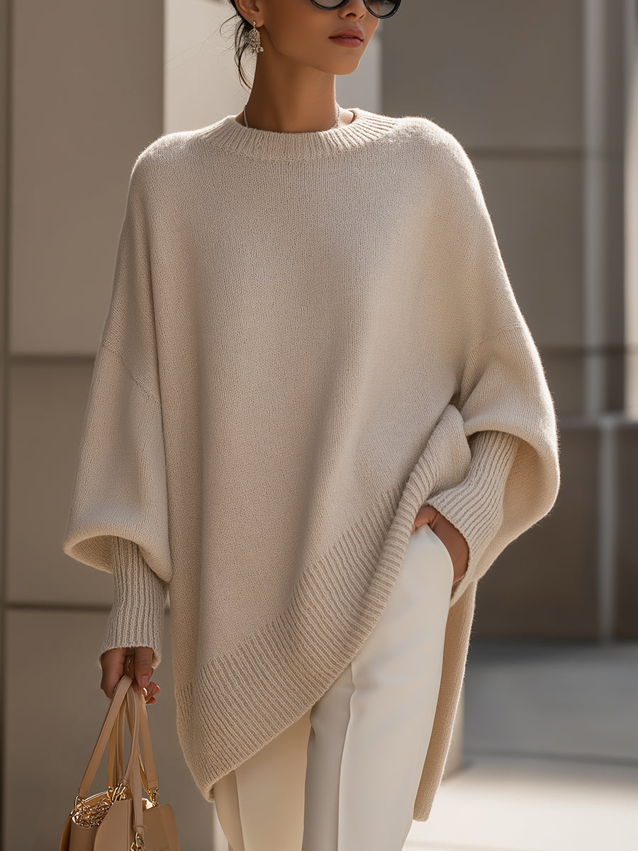 Eveline | Oversized Knit Poncho