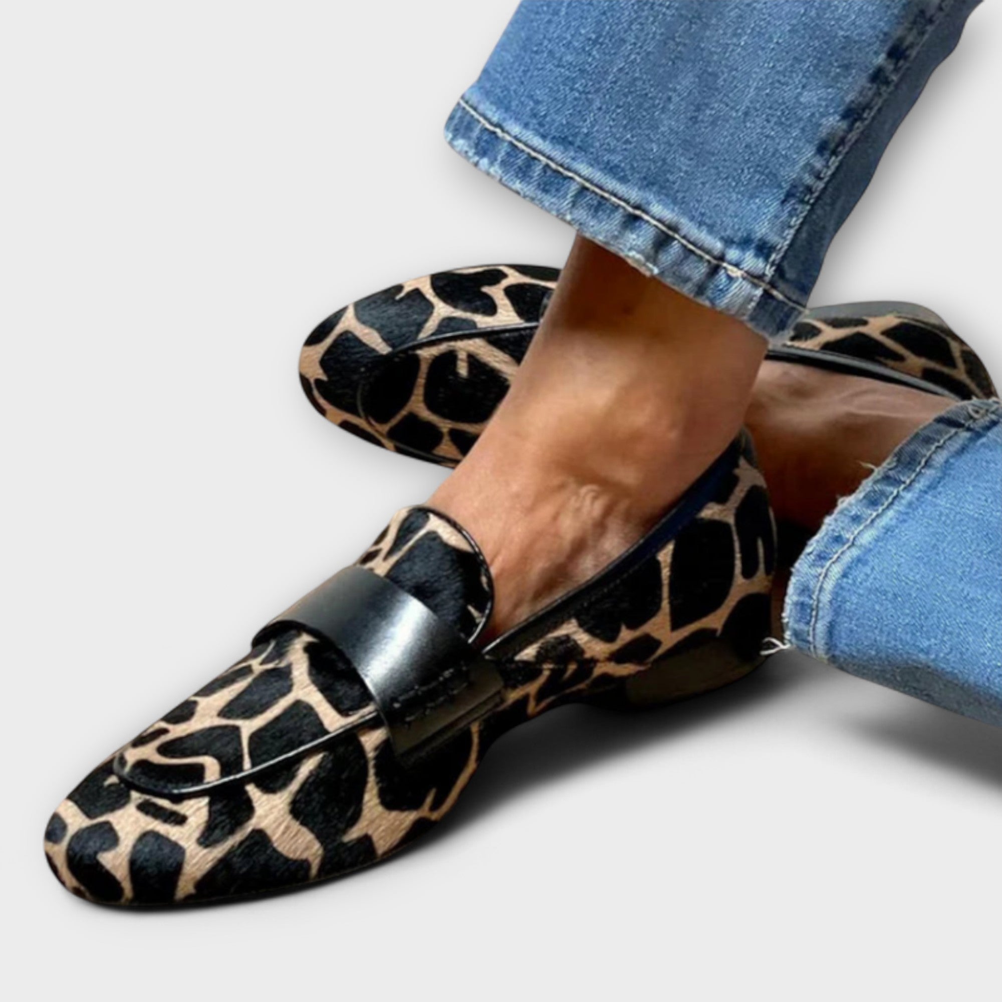 Louise | Leopard Moccasins