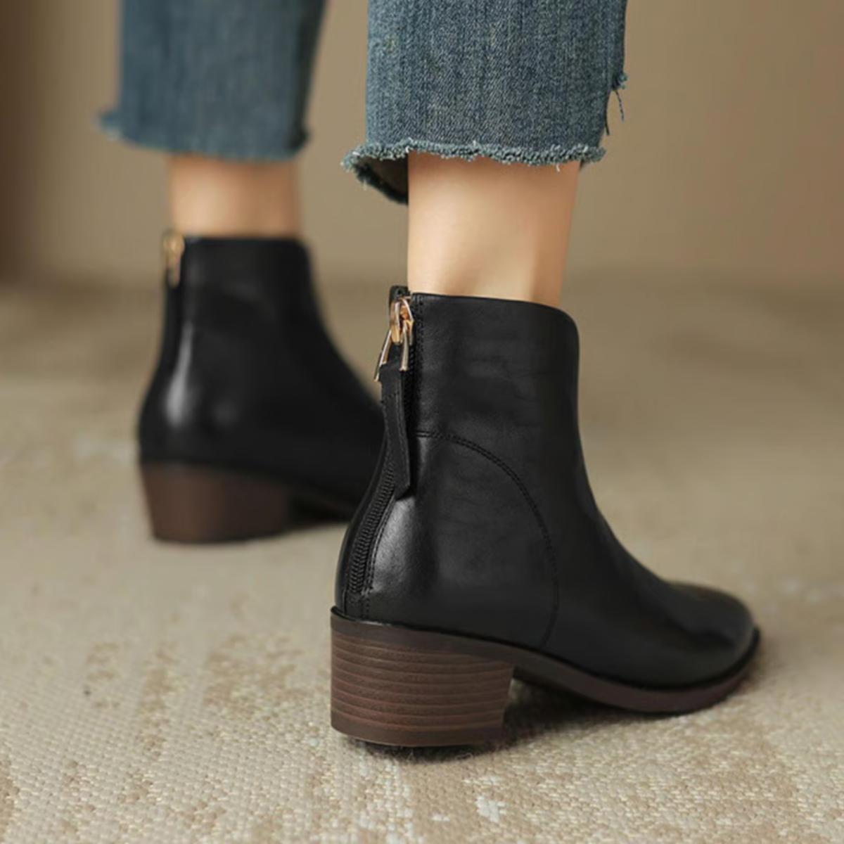 Chloe | Low-Heeled Ankle Boots