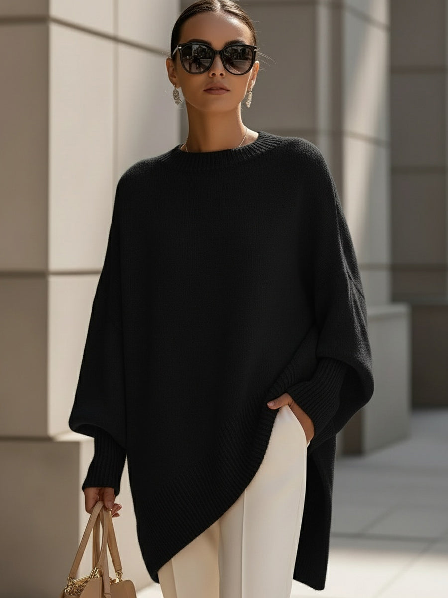 Eveline | Oversized Knit Poncho