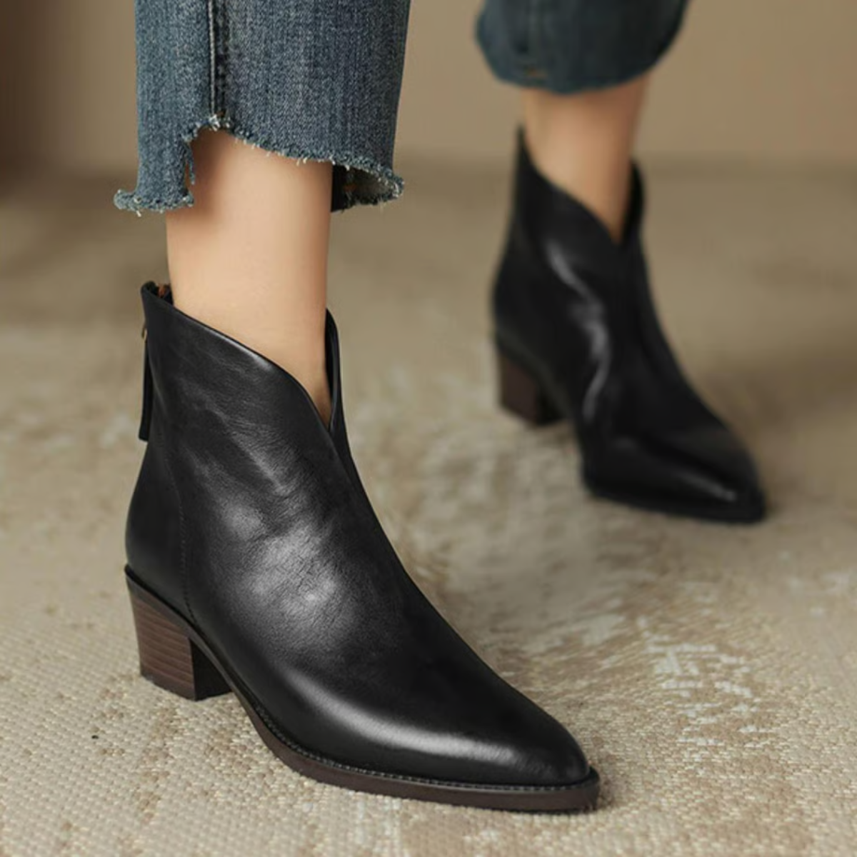 Chloe | Low-Heeled Ankle Boots