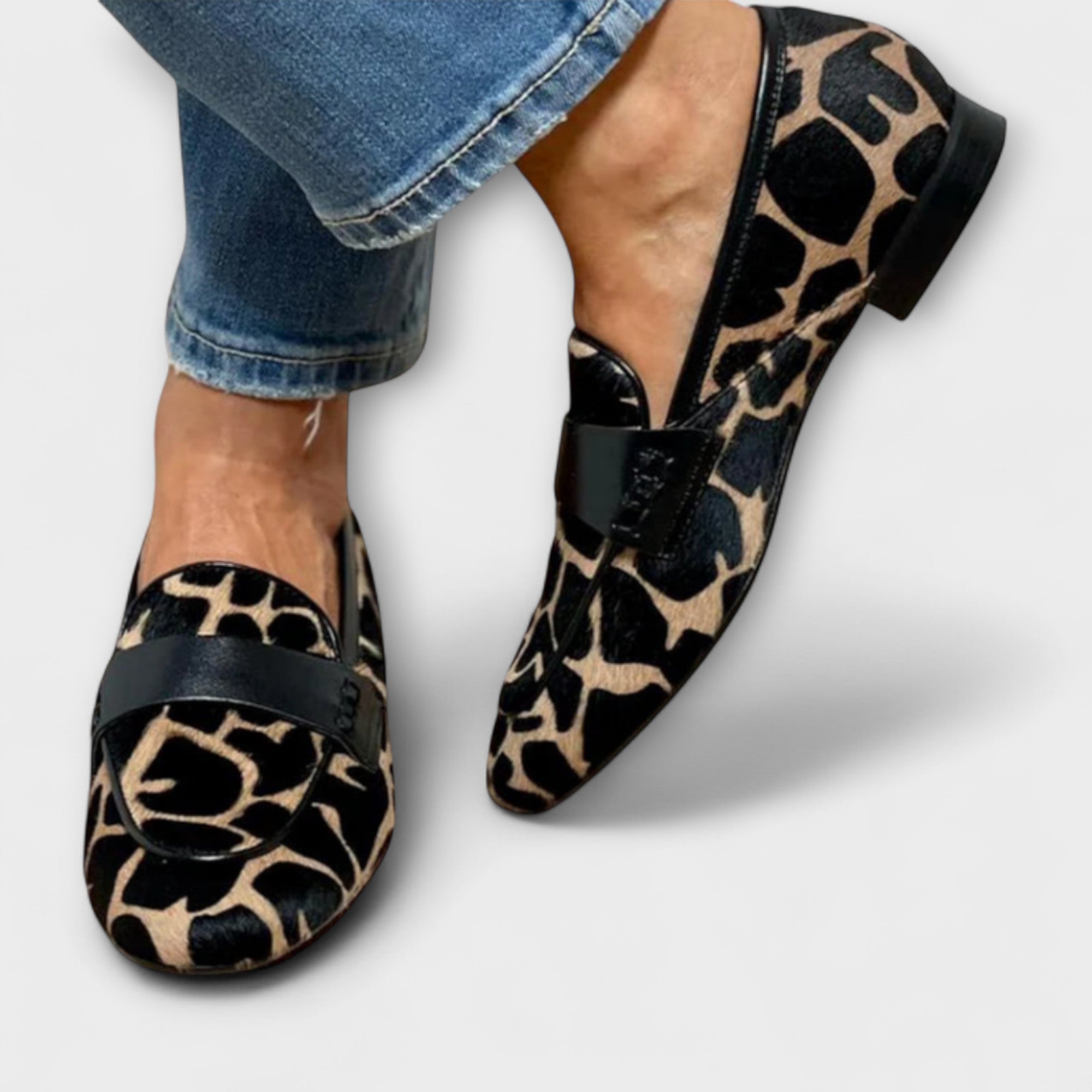 Louise | Leopard Moccasins
