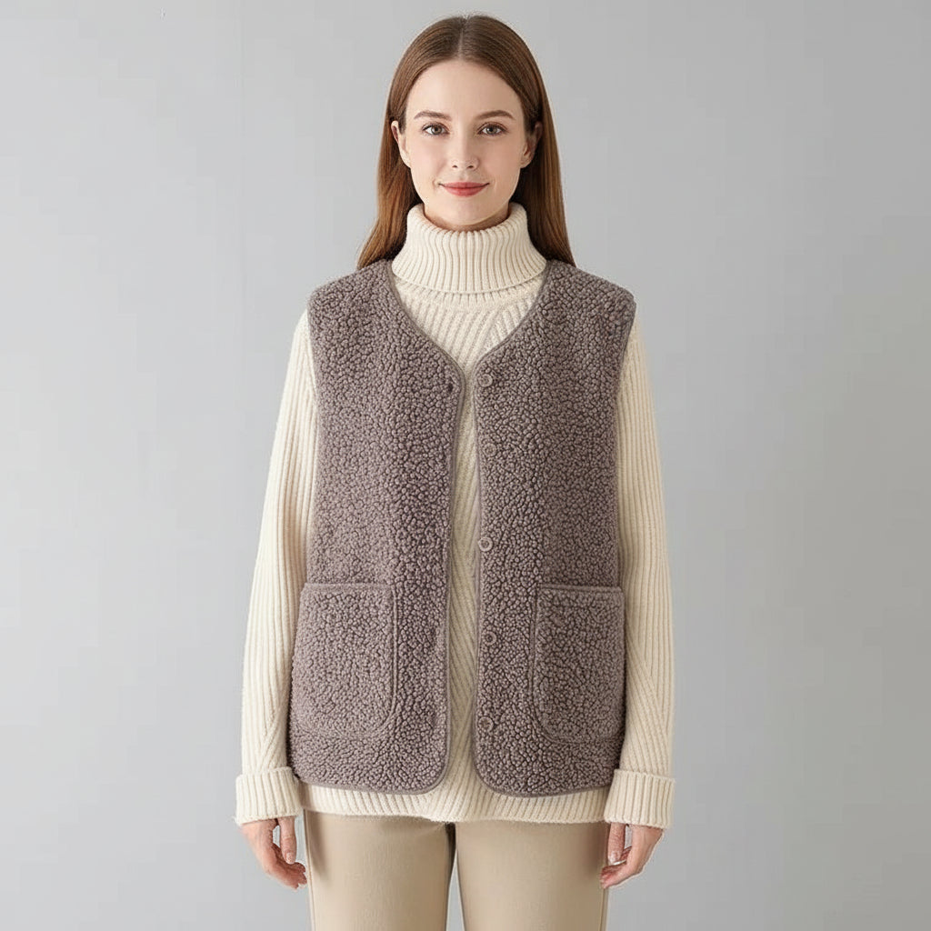 Selene | Fleece Cardigan