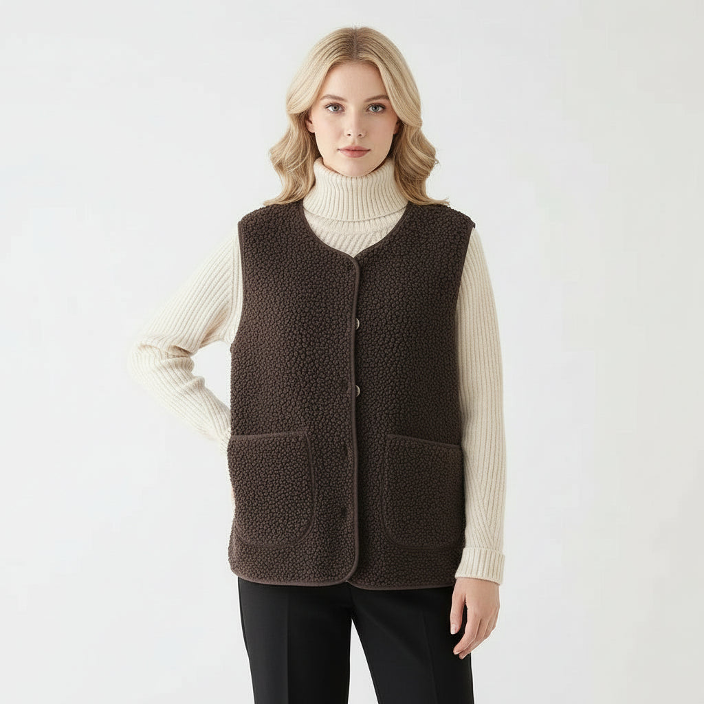 Selene | Fleece Cardigan