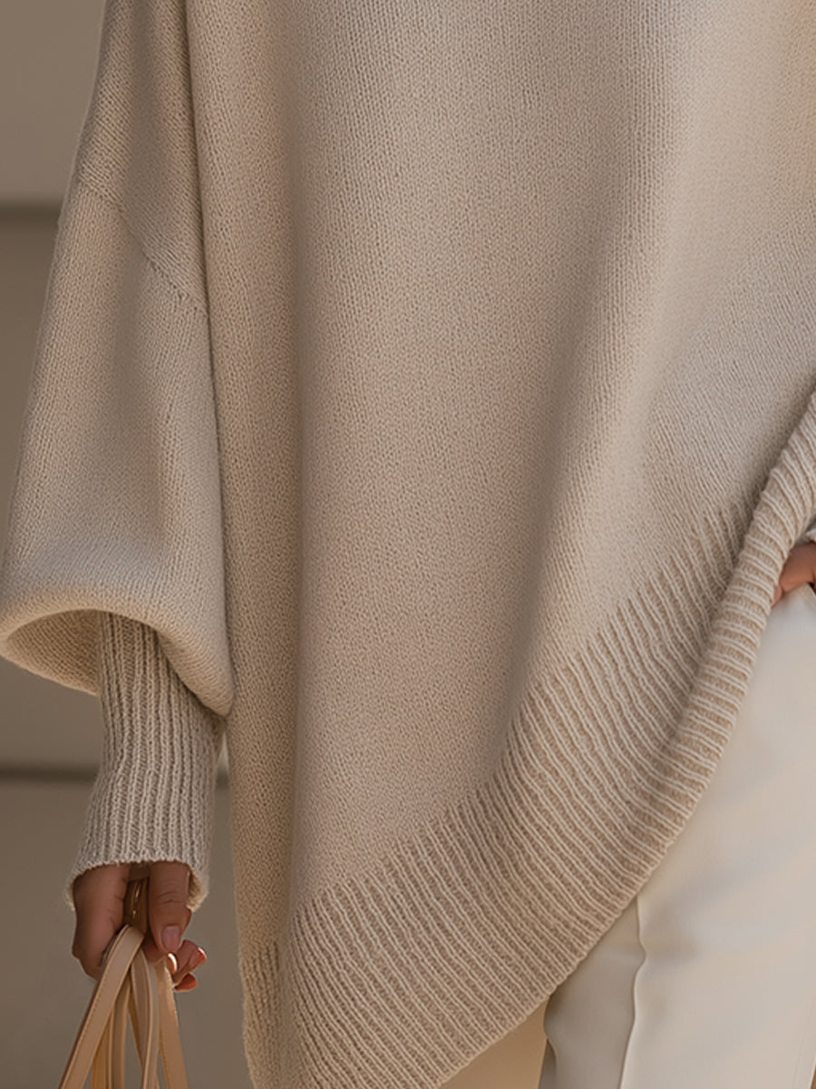 Eveline | Oversized Knit Poncho