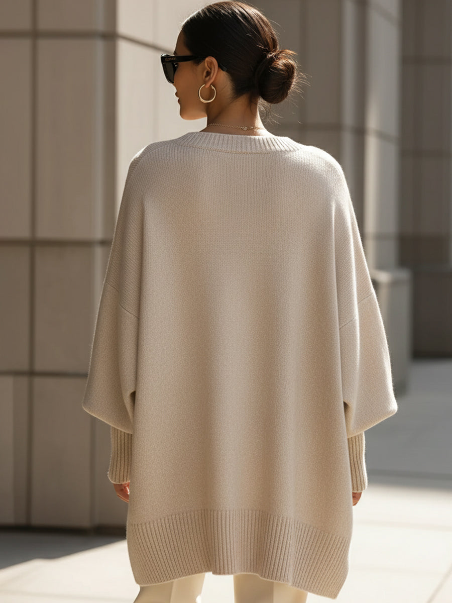Eveline | Oversized Knit Poncho
