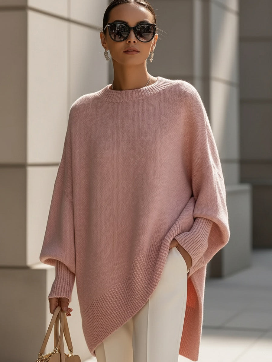 Eveline | Oversized Knit Poncho