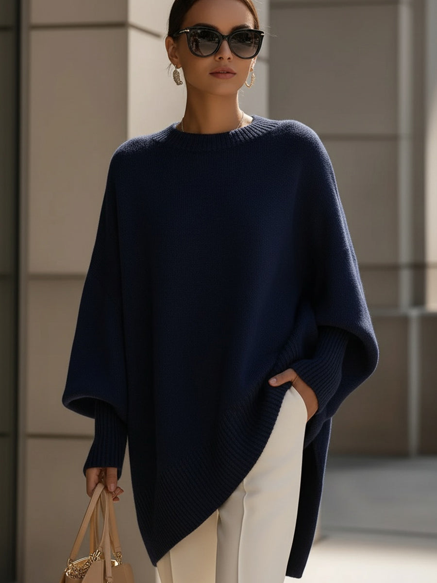 Eveline | Oversized Knit Poncho