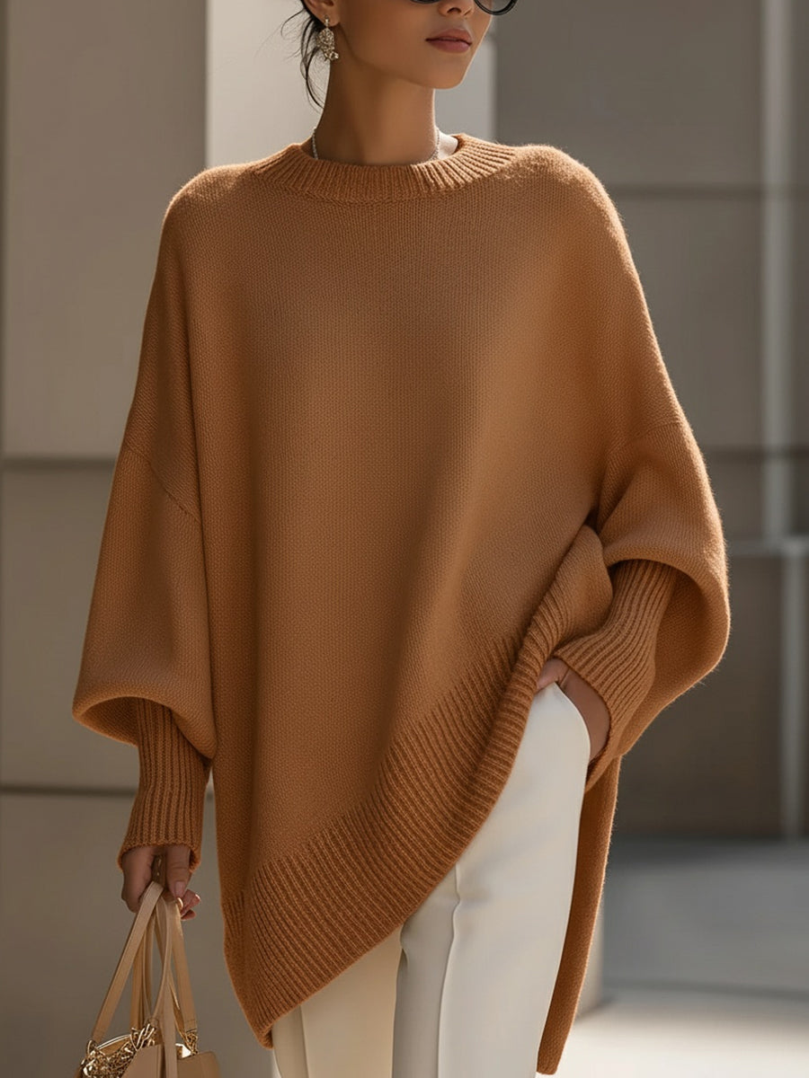 Eveline | Oversized Knit Poncho