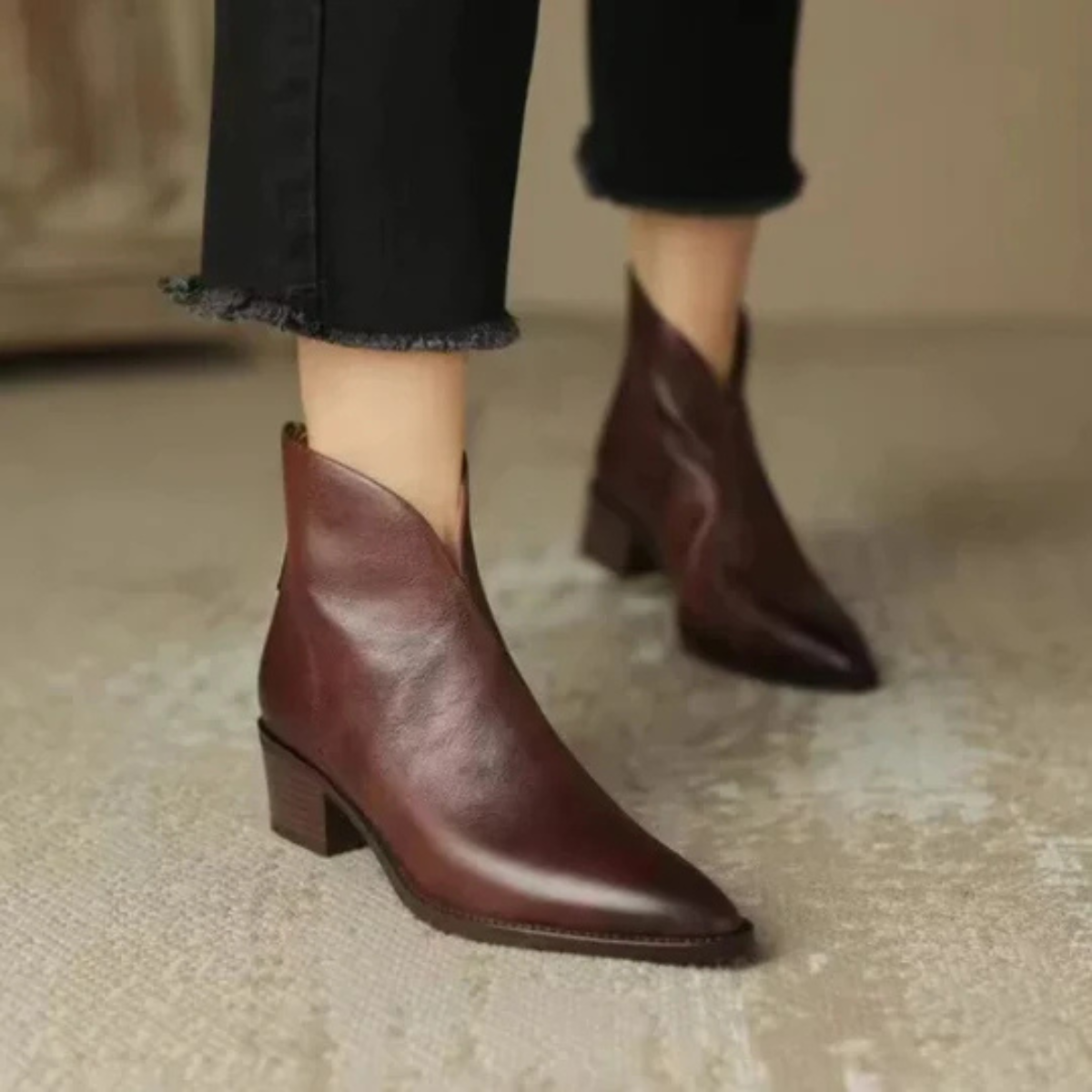 Chloe | Low-Heeled Ankle Boots