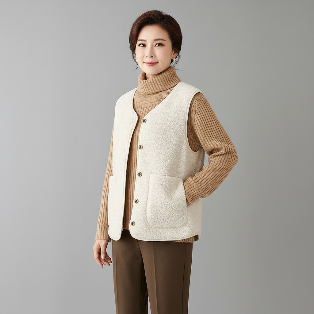 Selene | Fleece Cardigan