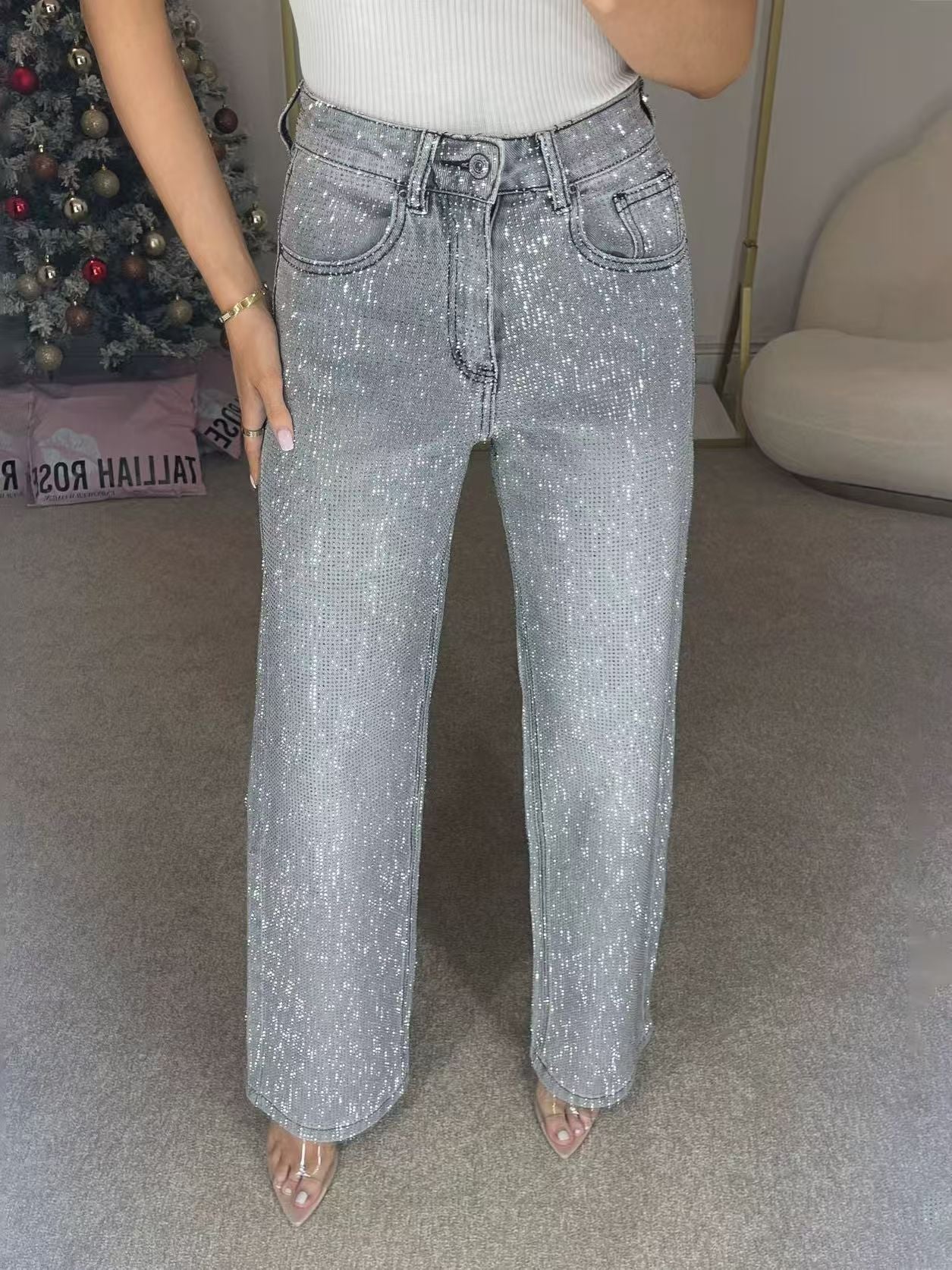 Demi | Sparkly Jeans